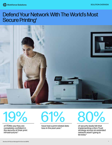 Defend your network with the world's most secure printing system.